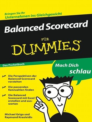 cover image of Balanced Scorecard f&uuml;r Dummies